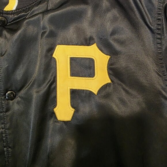 VTG 90's Starter Diamond Collection Pittsburgh Pirates MLB Satin Jacket Men’s S - Picture 4 of 11